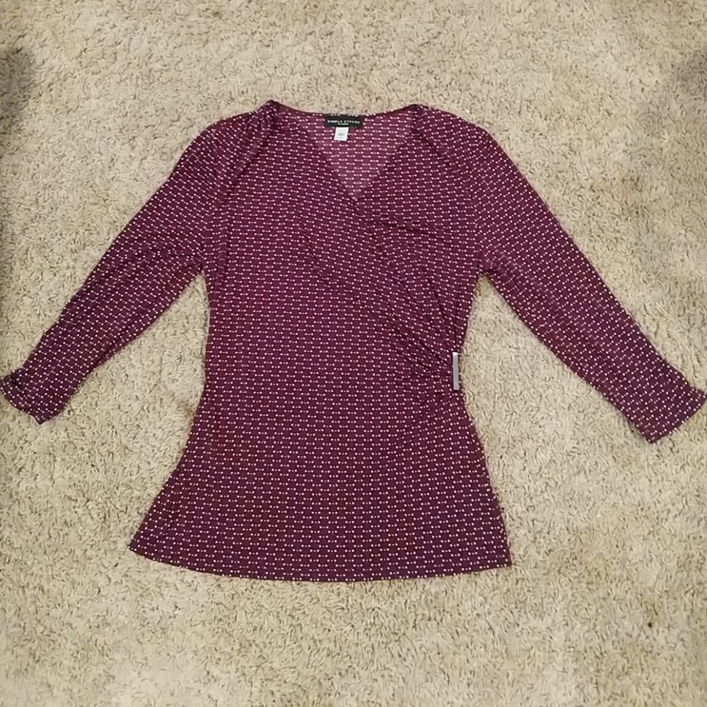 Three quarter sleeve shirt